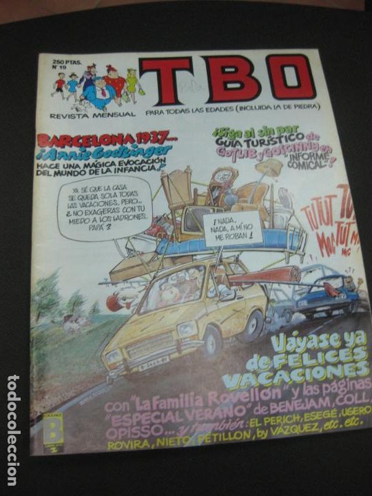 Tebeos: TBO N&ordm; 19. EDICIONES B 1988. - Foto 1