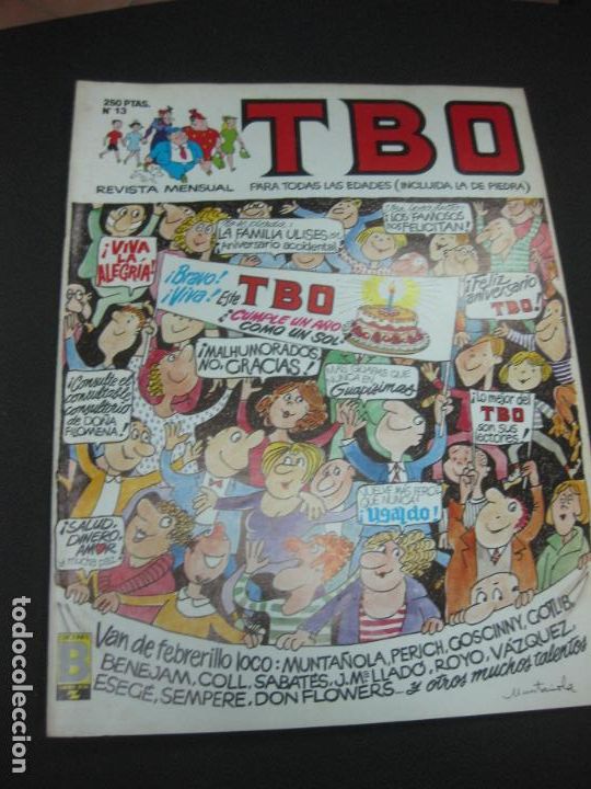Tebeos: TBO N&ordm; 13. EDICIONES B 1988. - Foto 1