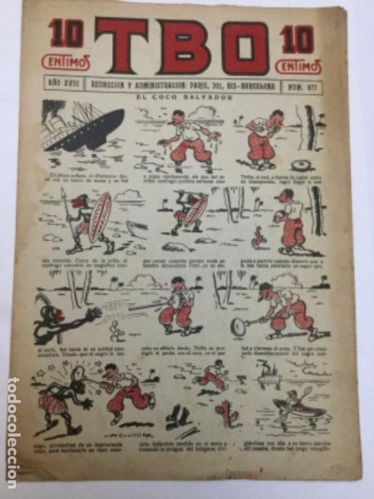 Tebeos: TBO- a&ntilde;o XVIII - 1934 - num.877 - Foto 1