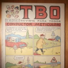 Tebeos: TEBEO - TBO - Nº 475 - BUIGAS - 2 DE DICIEMBRE DE 1966 - CONDUCTOR METICULOSO