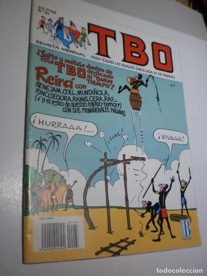 Tebeos: tbo n&ordm; 63 1988 ediciones B (seminuevo) - Foto 1