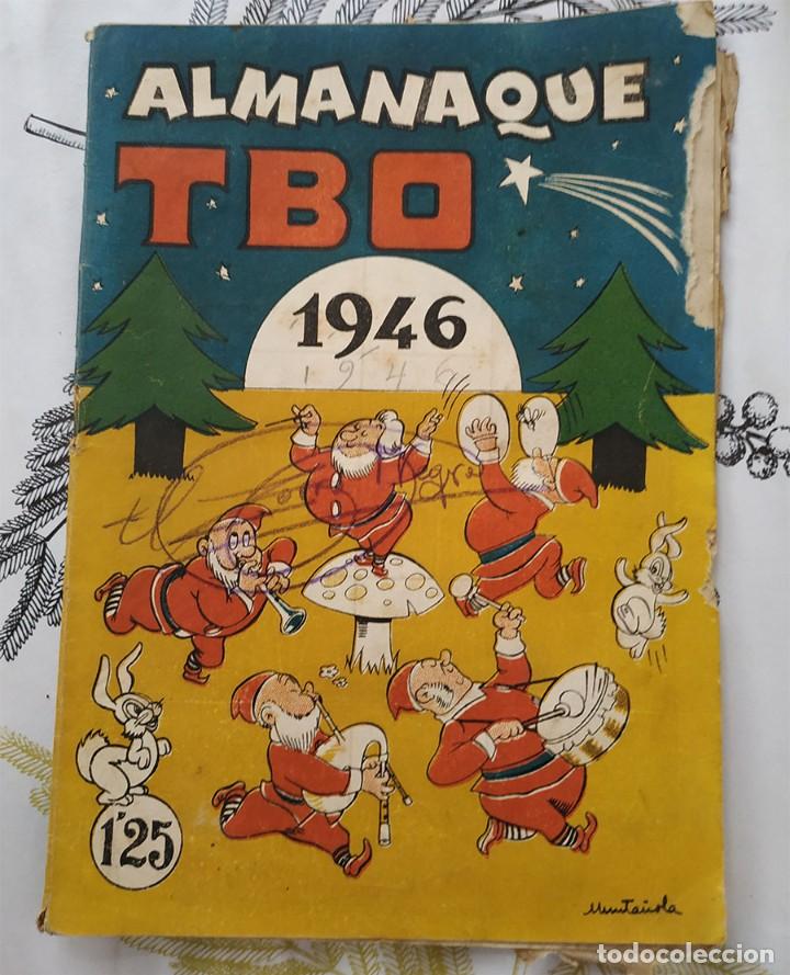 Tebeos: ALMANAQUE TBO 1946 ORIGINAL DE EPOCA - Foto 1