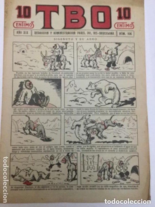 Tebeos: TBO- a&ntilde;o XIX- 1935- num.926 - Foto 1