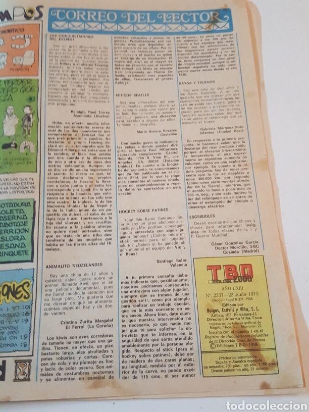 Tebeos: Comic TBO 2000 N&deg; 2337 de junio 1979 Buigas - Foto 4