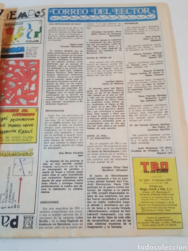 Tebeos: Comic TBO 2000 N&deg; 2301 Octubre 1978 Buigas - Foto 4