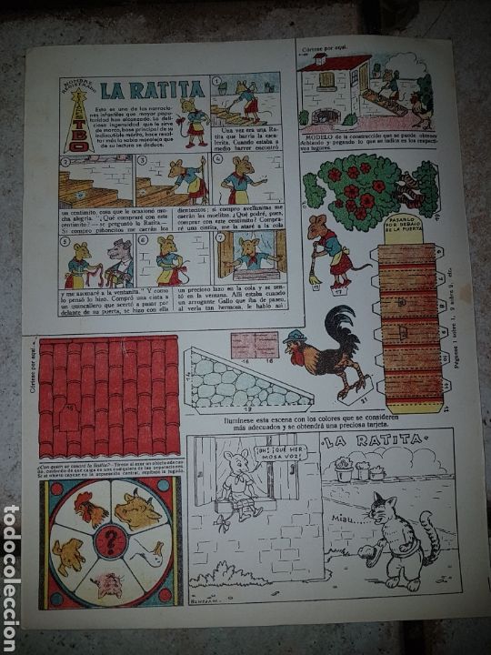 Tebeos: 4 Recortables BENEJAM Ediciones T B O de 32,5x25 - Foto 4