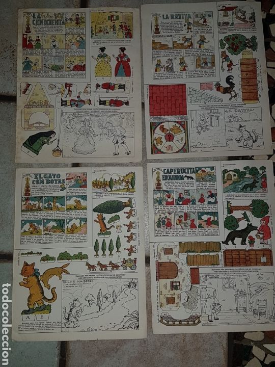 Tebeos: 4 Recortables BENEJAM Ediciones T B O de 32,5x25 - Foto 1