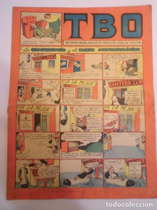 Tebeos: TBO SEGUNDA EPOCA - NUMERO 62 - Foto 1