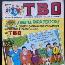 Tebeos: TBO REVISTA MENSUAL PARA TODAS LAS EDADES Nº 2 - BARCELONA 1988