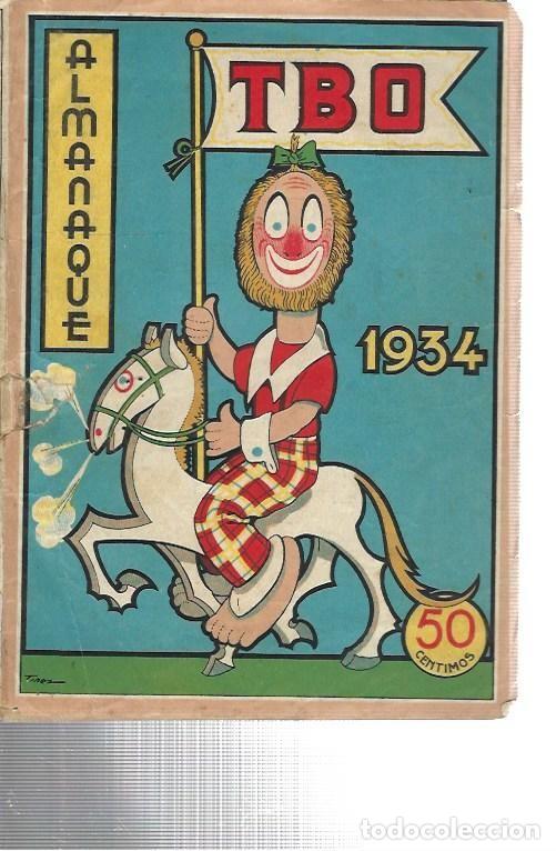 Tebeos: almanaque del tbo del a&ntilde;o 1934 - original - - Foto 1