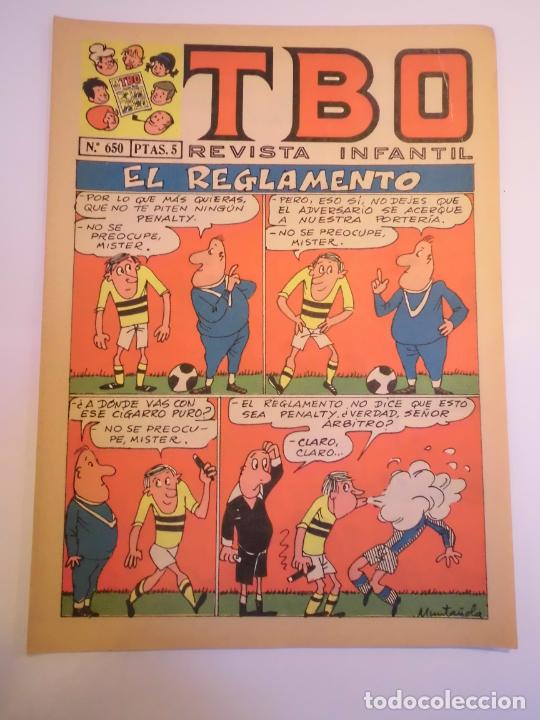 Tebeos: TBO NUM 650 - SEGUNDA EPOCA - Foto 1