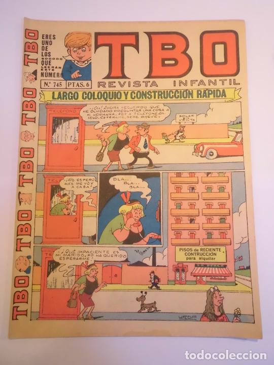 Tebeos: TBO NUM 745 - SEGUNDA EPOCA - Foto 1