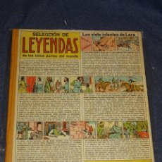 Tebeos: (M8) SELECCIÓN DE LEYENDAS DE LAS CINCO PARTES DEL MUNDO EDICIONES TBO, AÑO 1945 - CARTONÉ. Lote 308269503