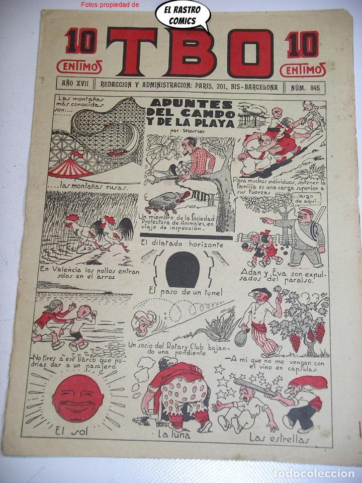 Tebeos: TBO n&ordm; 845, ed. Buigas, 10 ctms centimos - Foto 1