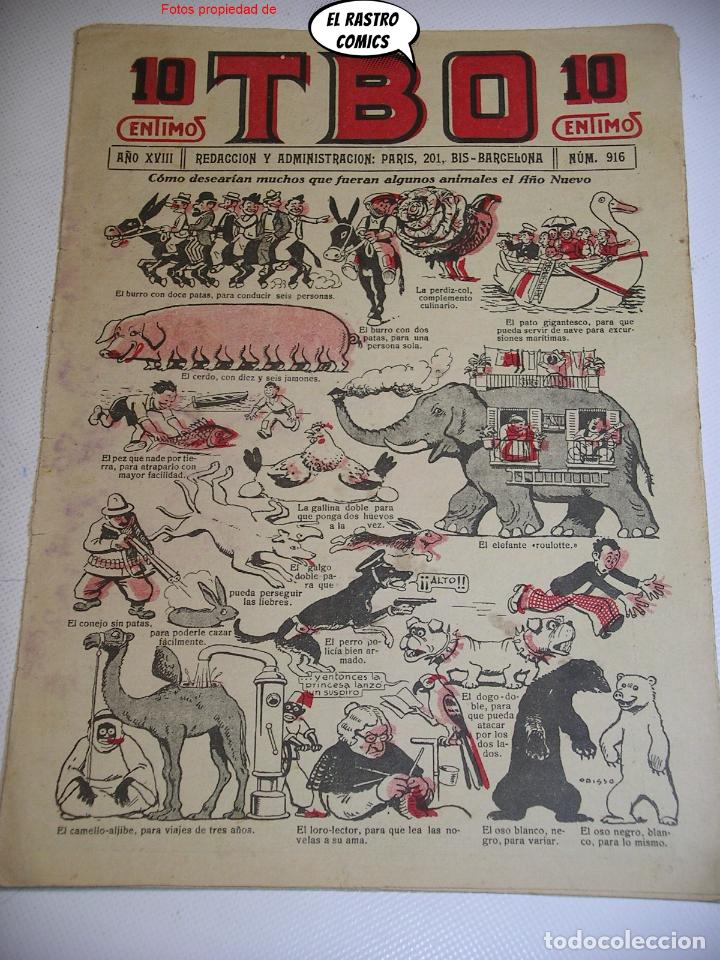 Tebeos: TBO n&ordm; 916, ed. Buigas, 10 ctms centimos - Foto 1