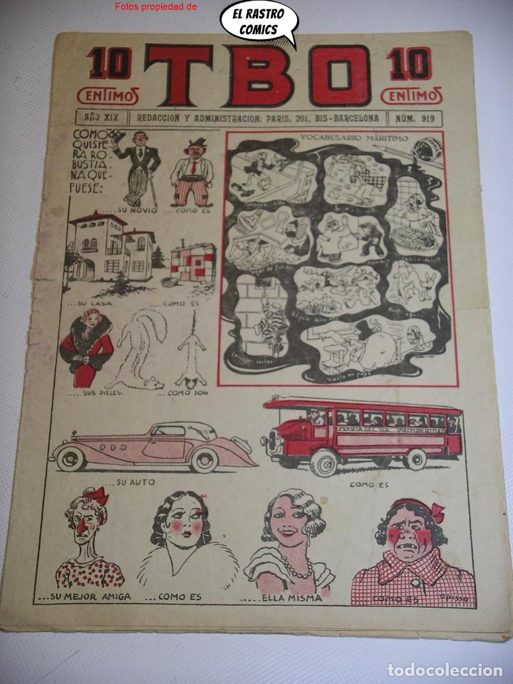 Tebeos: TBO n&ordm; 919, ed. Buigas, 10 ctms centimos - Foto 1