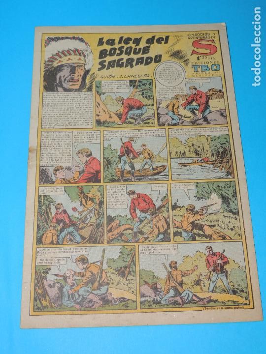 Tebeos: EPISODIOS Y AVENTURAS . LA LEY DEL BOSQUE SAGRADO - Foto 1