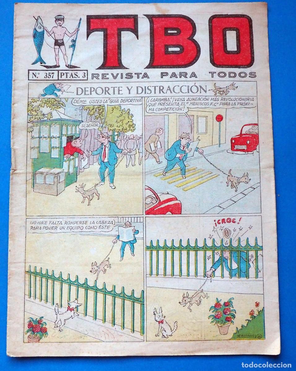 Tebeos: TEBEO. TBO. N&ordm; 357. DEPORTE Y DISTRACCI&Oacute;N - Foto 1