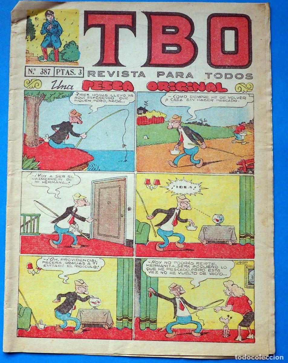 Tebeos: TEBEO. TBO. N&ordm; 387. PESCA ORIGINAL - Foto 1