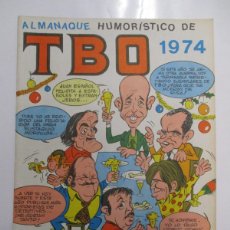 Giornalini: TBO - ALMANAQUE HUMORISTICO 1974 - ORIGINAL DE EPOCA - MUY BUEN ESTADO. Lote 375967929