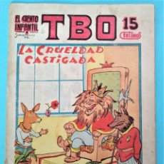 Tebeos: EL CUENTO INFANTIL. SUPLEMENTO DE TBO. LA CRUELDAD CASTIGADA. AÑO I NÚM 6. BARCELONA, 1936.. Lote 380494559
