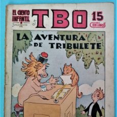 Tebeos: EL CUENTO INFANTIL. SUPLEMENTO DE TBO. LAS AVENTURAS DE TRIBULETE. AÑO I NÚM 5. BARCELONA, 1936.. Lote 380497539