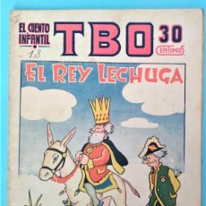 Tebeos: EL CUENTO INFANTIL. EL REY LECHUGA. AÑO II NÚM 13. BARCELONA, 1939.. Lote 380509214