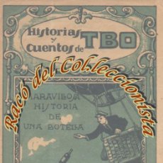 Tebeos: HISTORIAS Y CUENTOS DE TBO N. 23 MARAVILLOSA HISTORIA DE UNA BOTELLA, BUIGAS, EDICIÓN ORIGINAL 1919