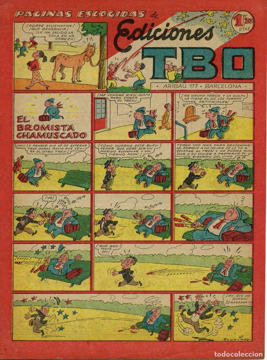 Tebeos: TBO SIN NUMERAR - EL BROMISTA CHAMUSCADO - Foto 1