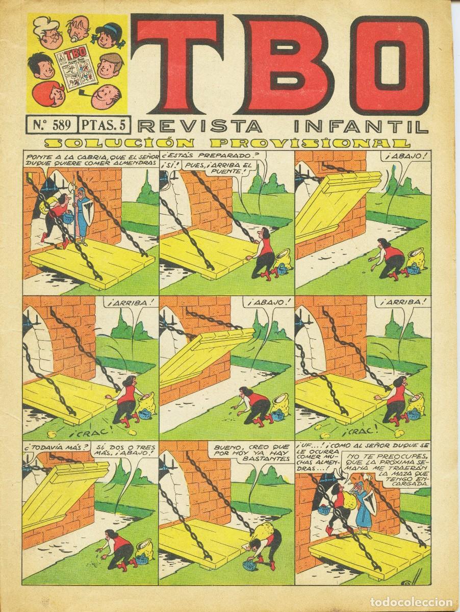 Tebeos: TBO N&ordm; 589 ORIGINAL - 1969 - Foto 1