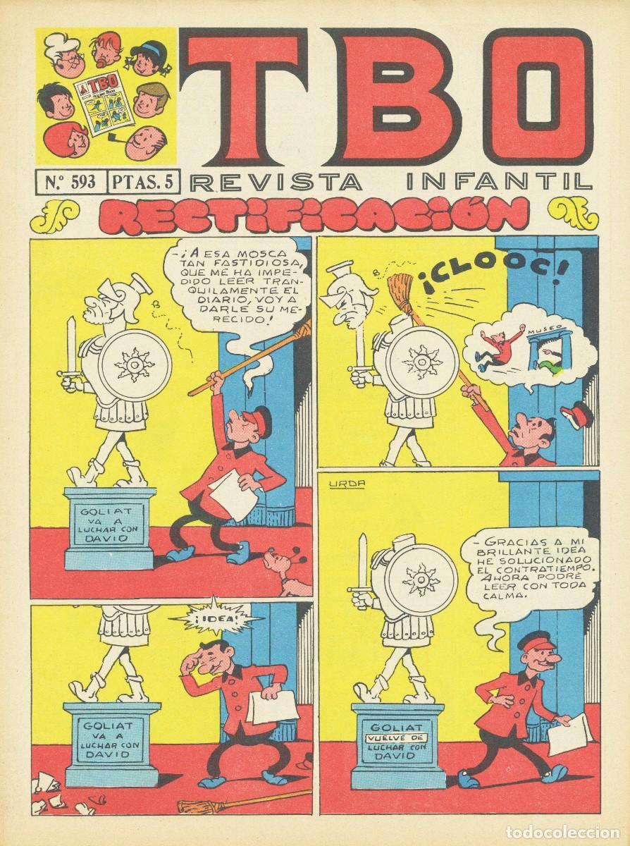 Tebeos: TBO N&ordm; 593 ORIGINAL - 1969 - Foto 1