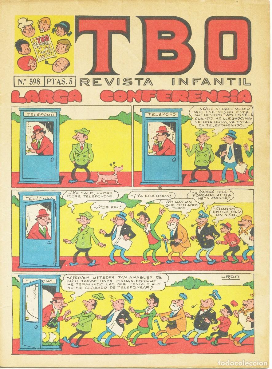 Tebeos: TBO N&ordm; 598 ORIGINAL - 1969 - Foto 1