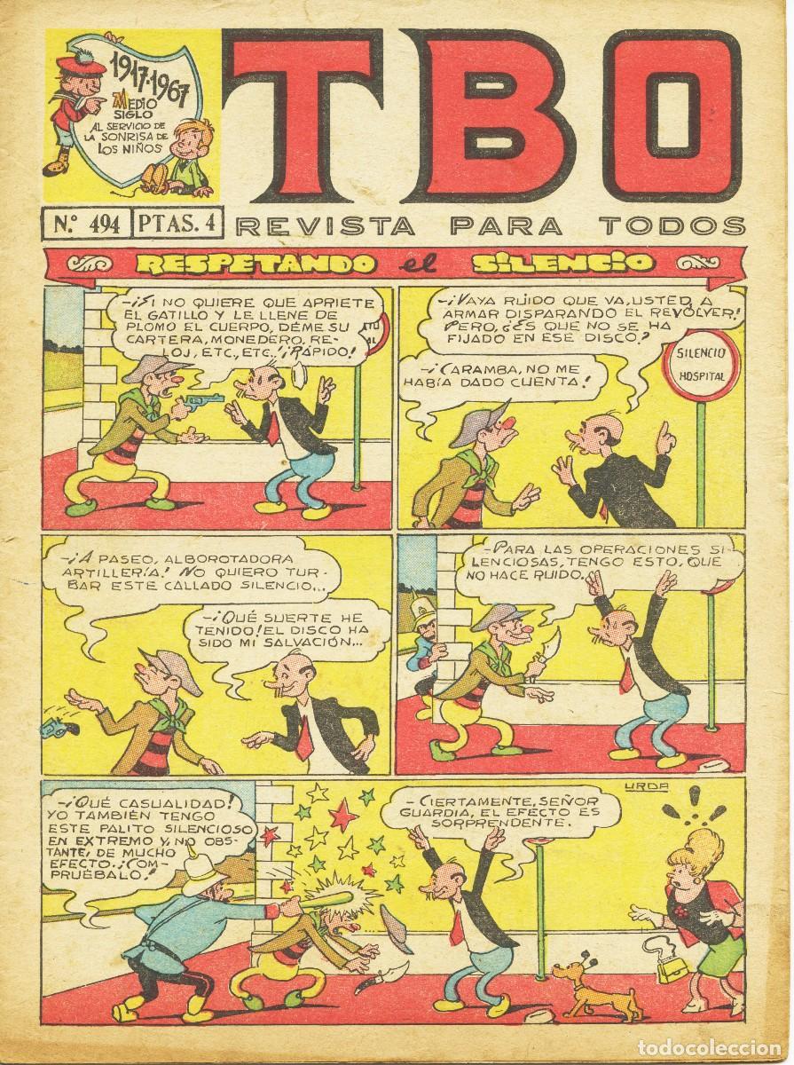 Tebeos: TBO N&ordm; 494 ORIGINAL - 1967 - Foto 1