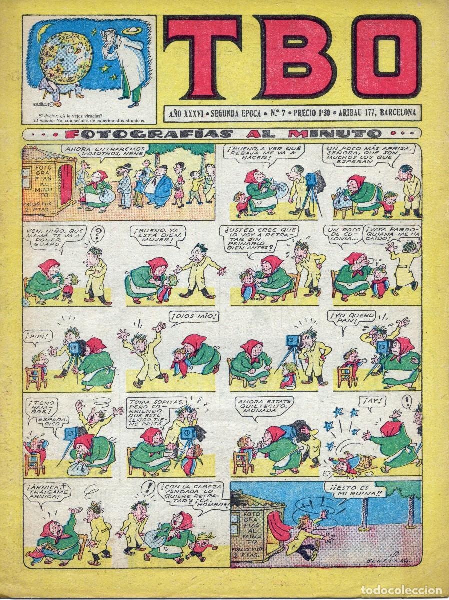 tbo nº 7 - original - 1952 - Buy Tebeos TBO, publisher Buigas on  todocoleccion