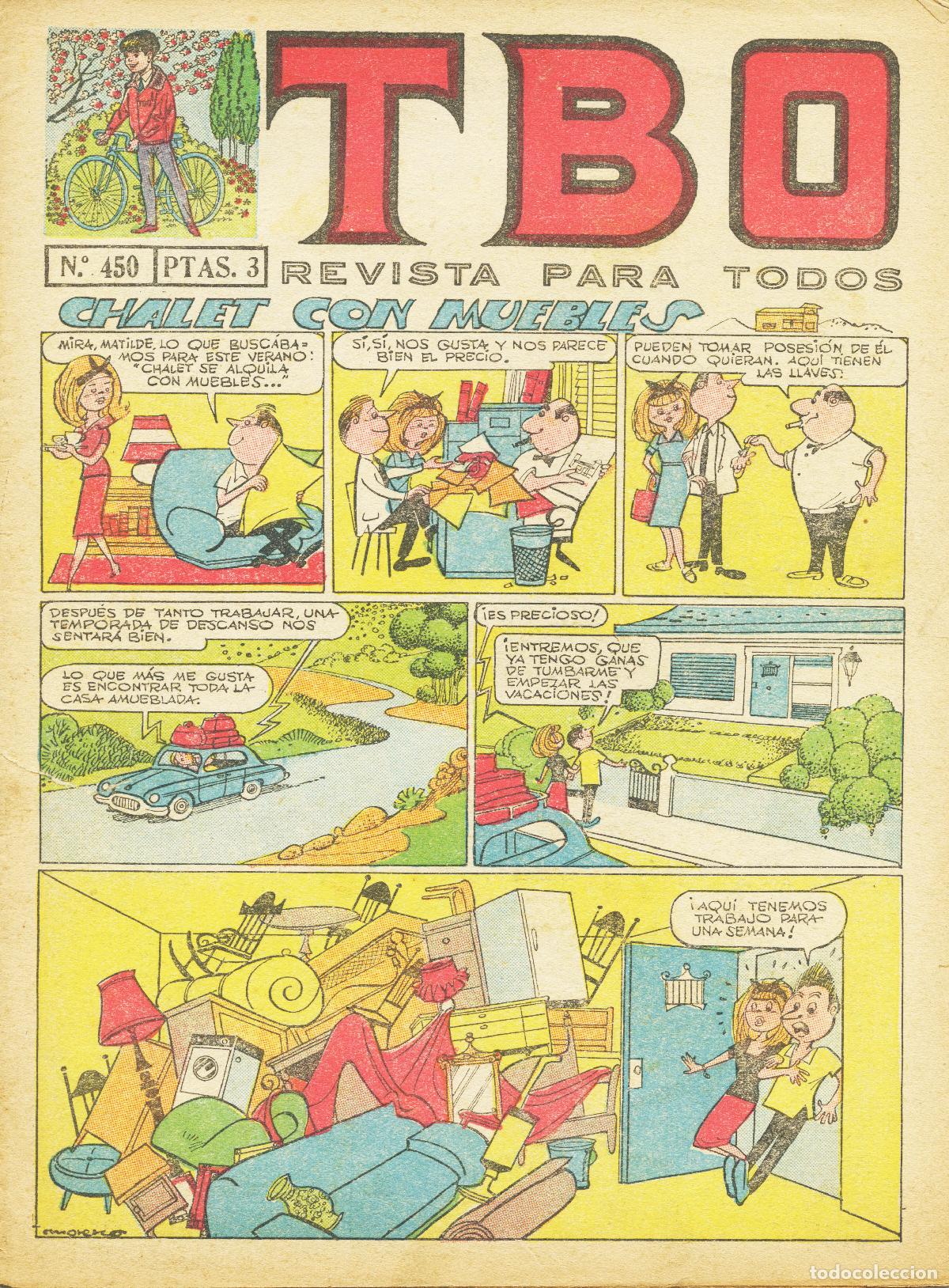 Tebeos: TBO N&ordm; 450 - ORIGINAL - Foto 1