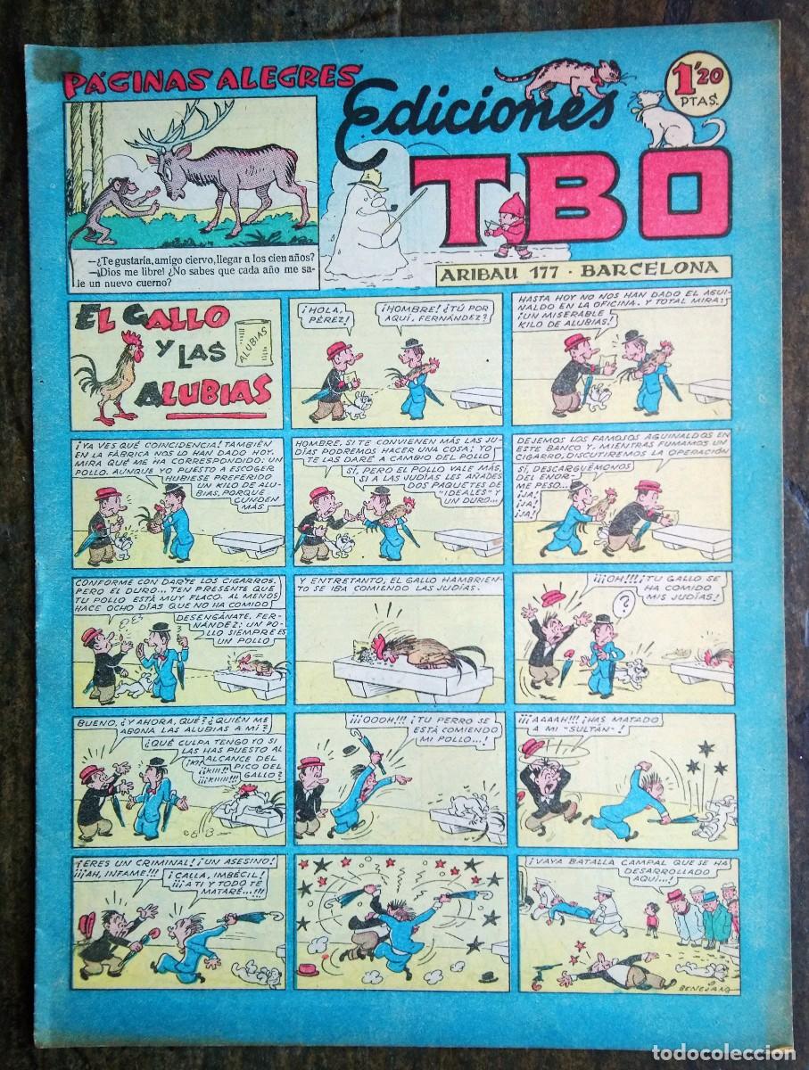 Tebeos: TBO SIN NUMERAR - EL GALLO Y LAS ALUBIAS - Foto 1