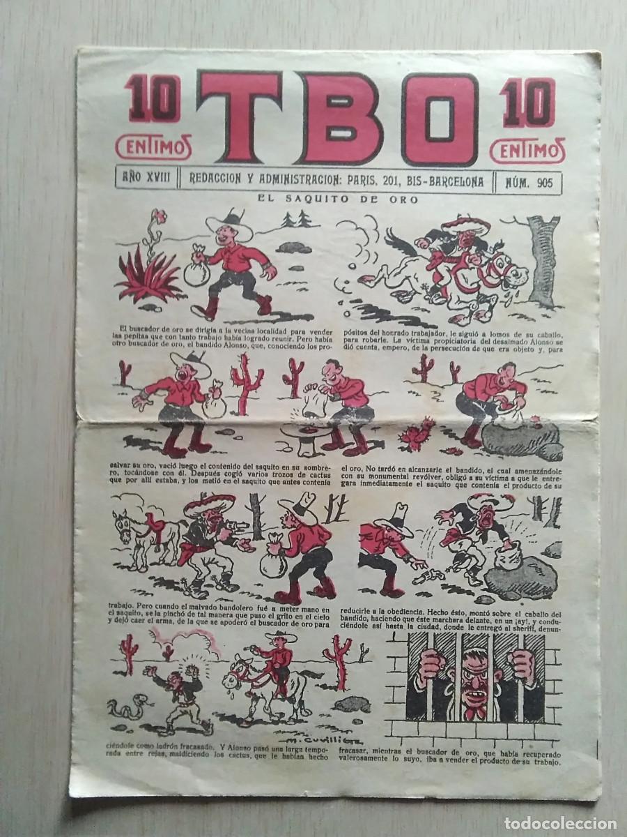 Tebeos: ANTIGUO TBO NUMERO 905 - Foto 1