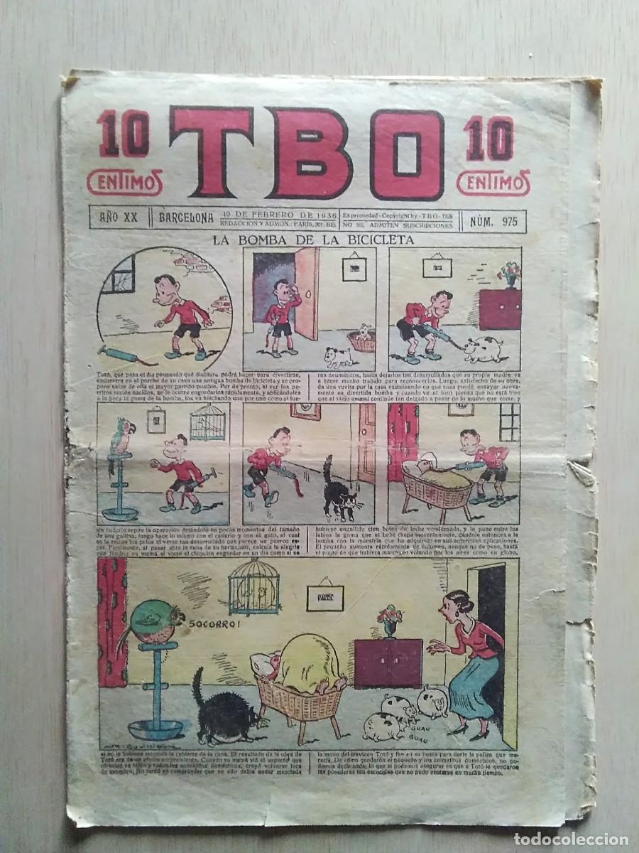 Tebeos: TBO NUM 975 19 DE FEBRERO DE 1936 - Foto 1