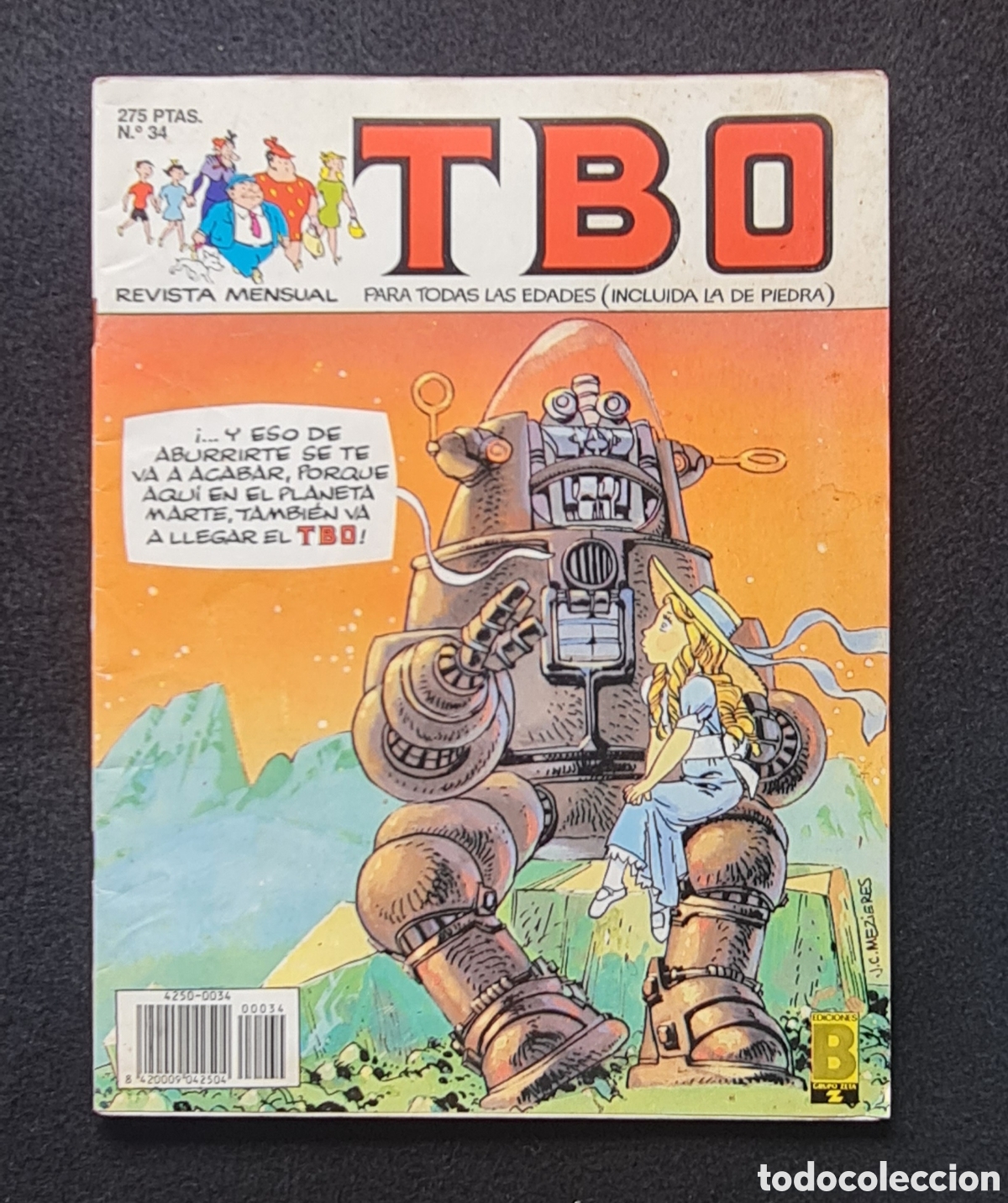 Tebeos: Comic TBO. N&uacute;mero 34. A&ntilde;o 1990 - Foto 1