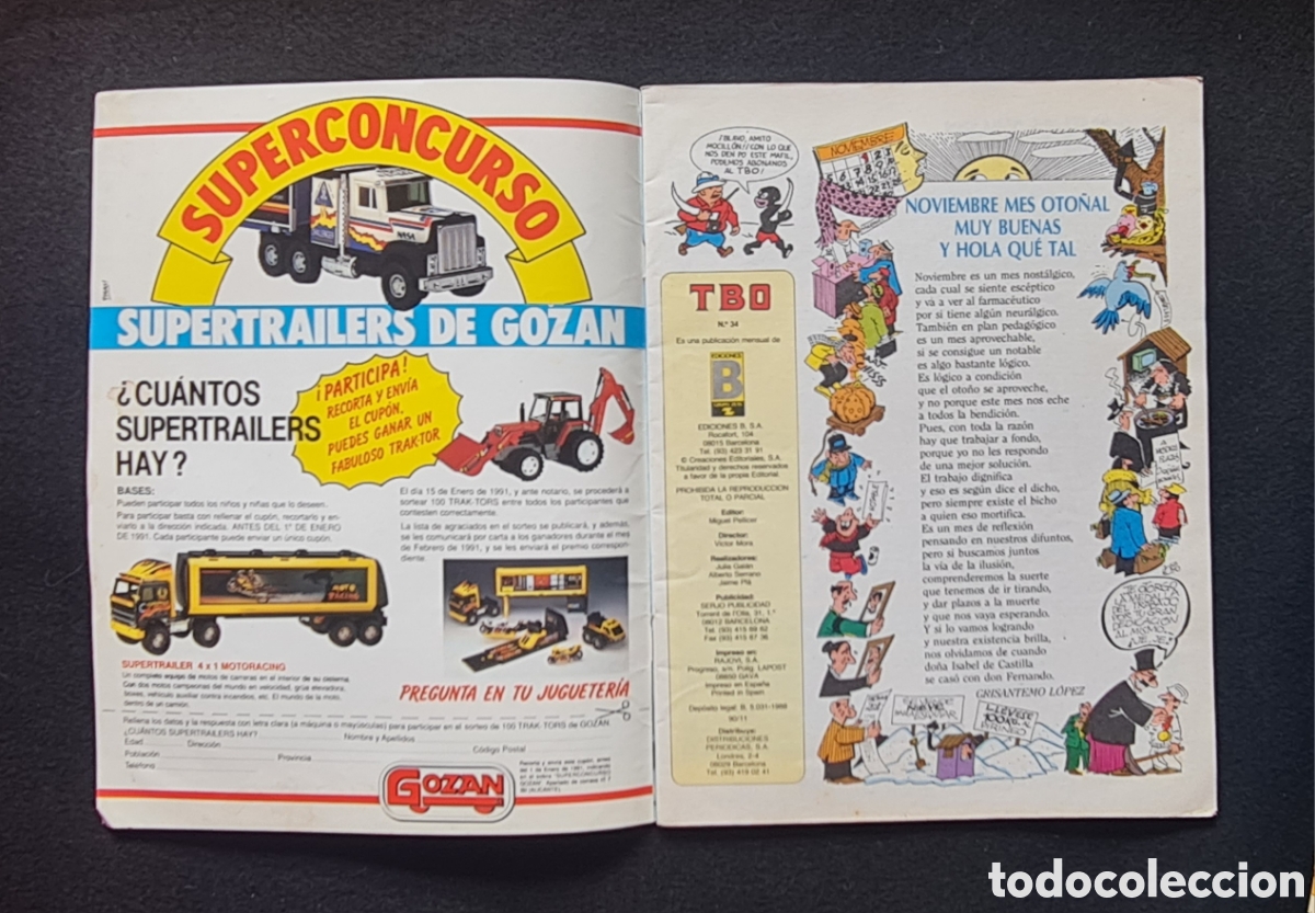 Tebeos: Comic TBO. N&uacute;mero 34. A&ntilde;o 1990 - Foto 5