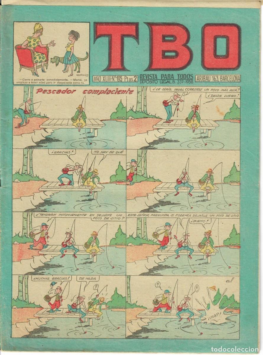 Tebeos: TBO - A&Ntilde;O XLIII - NUMERO 195 - Foto 1