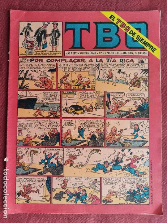 Tebeos: TBO - N&ordm; 5 - FACSIMIL . - Foto 1