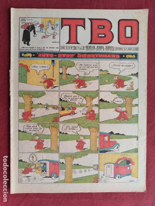 Tebeos: TBO - N&ordm; 206 - BUIGAS . - Foto 1