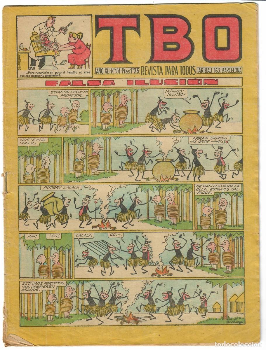 Tebeos: TBO - A&Ntilde;O XLI - NUM. 151 A&ntilde;o 1958 - - Foto 1