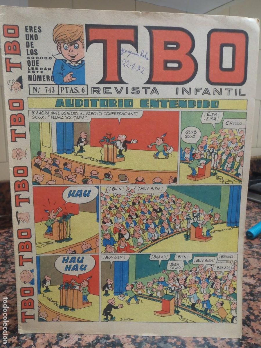 Tebeos: TBO - N&ordm; 743 - BUIGAS 1972 - Foto 1