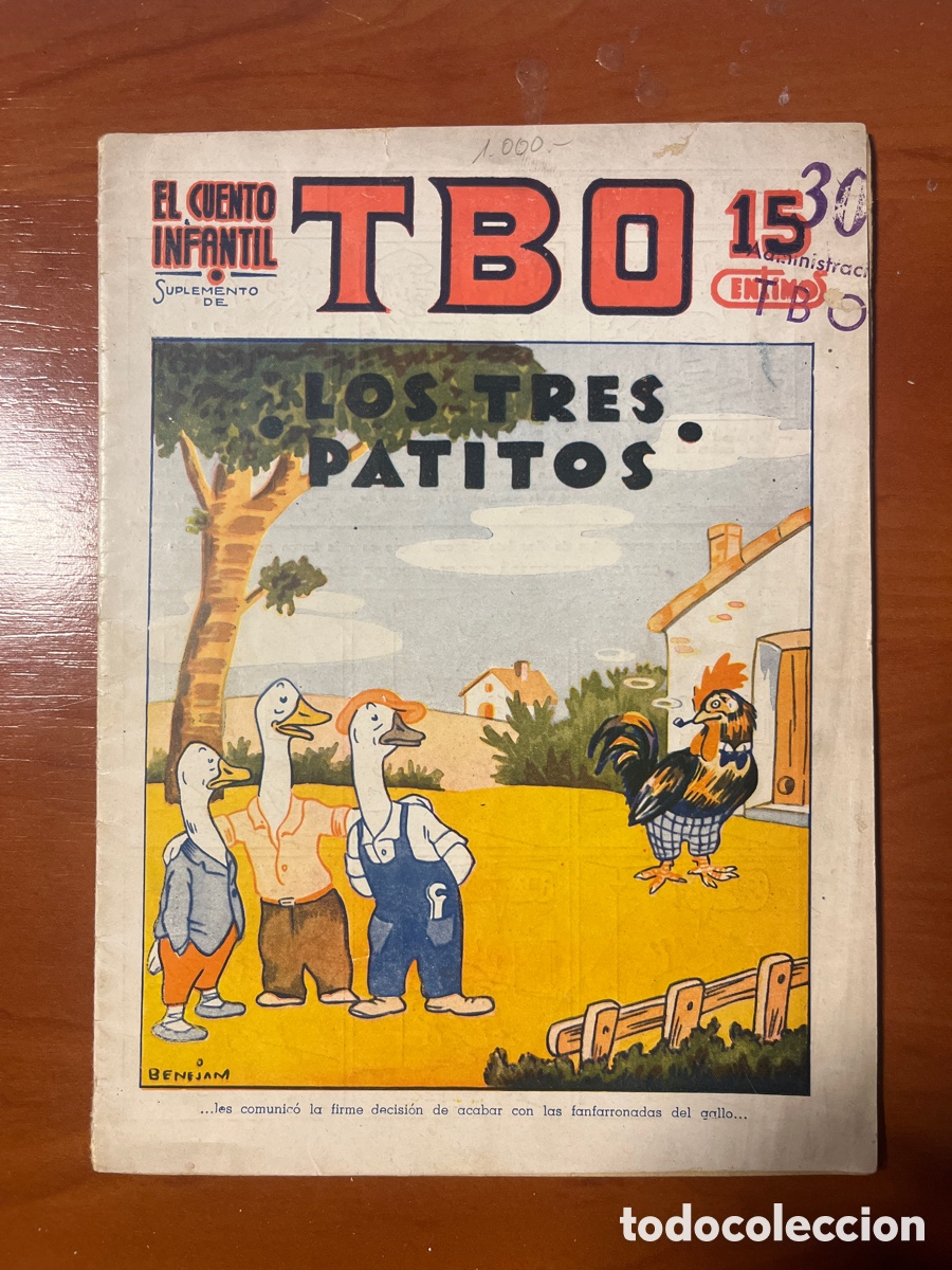 Tebeos: CUENTO INFANTIL TBO, N&Uacute;MERO 8, (BUIGAS), BENEJAM!!! - Foto 1