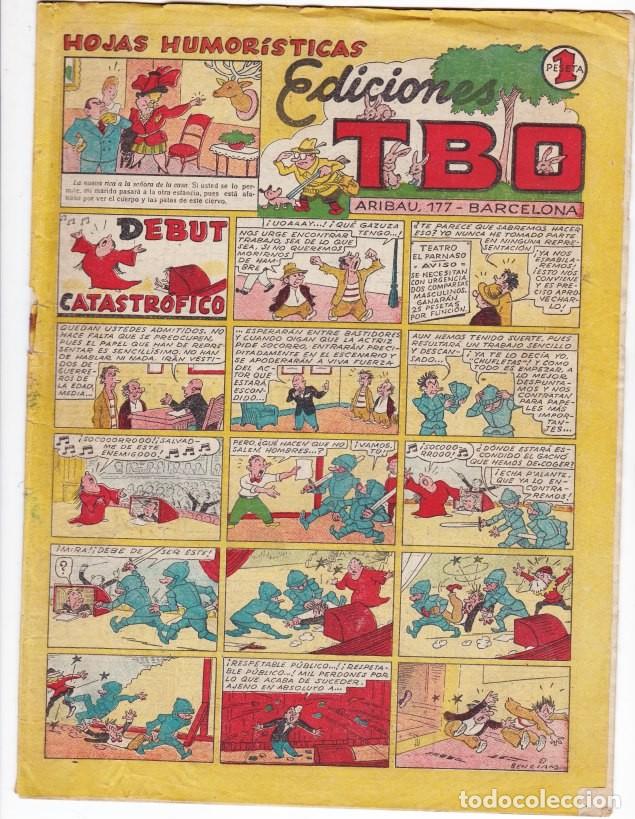 Tebeos: HOJAS HUMOR&Iacute;STICAS -- EDICIONES DEL TBO - Foto 1