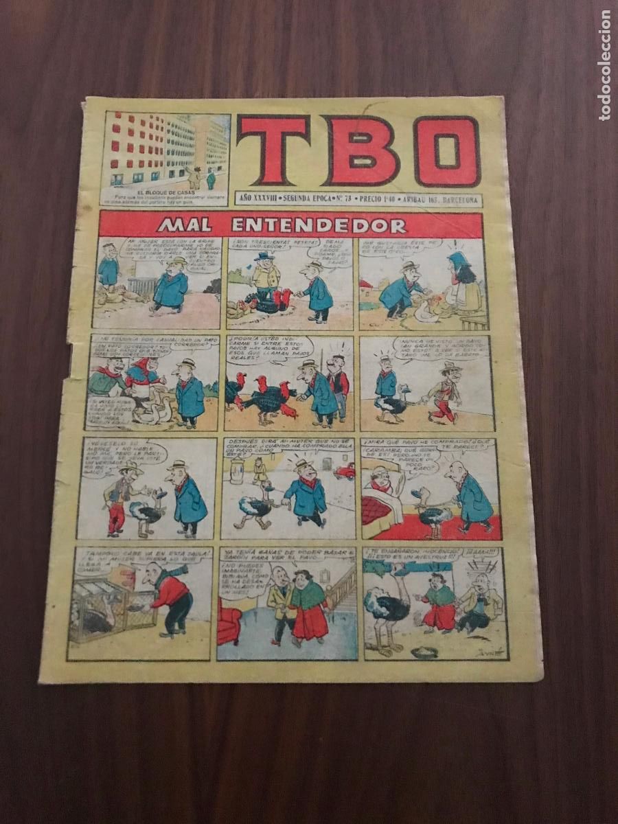 Tebeos: TBO N&ordm; 73 2&ordf; &Eacute;POCA , EDITORIAL BUIGAS - Foto 1