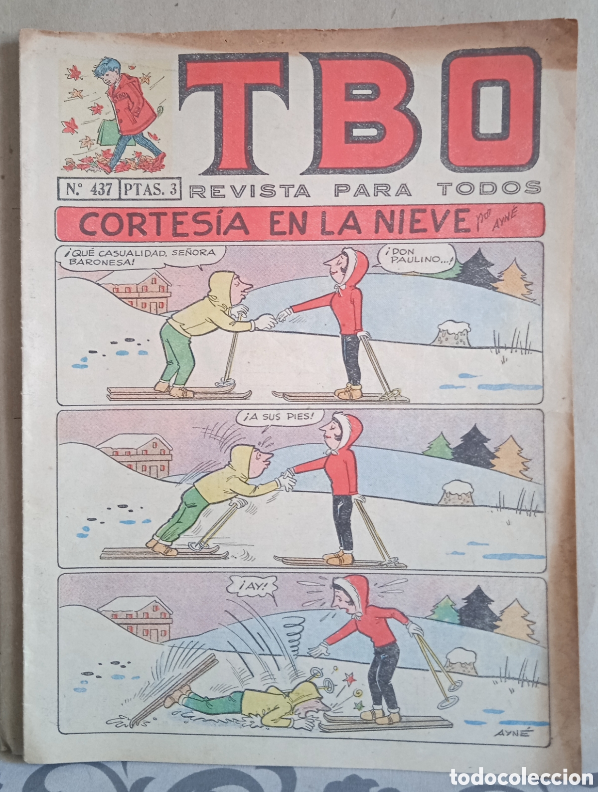 Tebeos: TBO n. 437 Buigas, a&ntilde;o 1966 - Foto 1