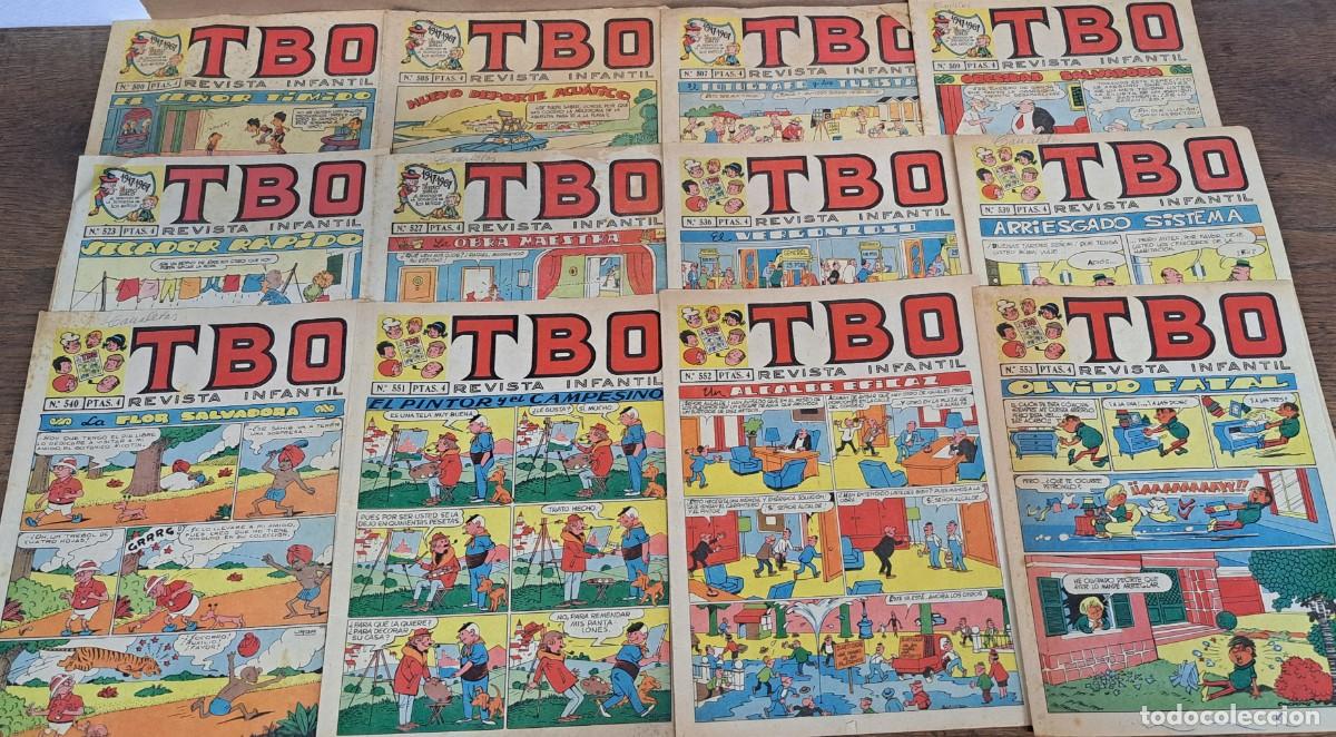 Tebeos: Lote de 47 n&uacute;meros de TBO del 500 al 599 - Foto 2